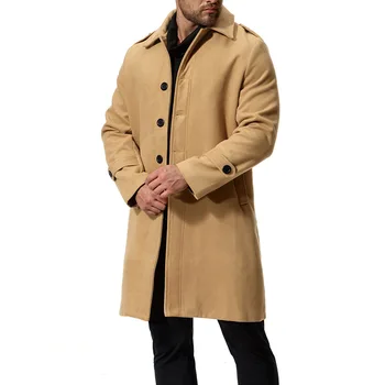 Новое пальто, высококачественные мужские куртки, Шерстяная куртка для мужчин, пальто для мужчин, Двубортное пальто