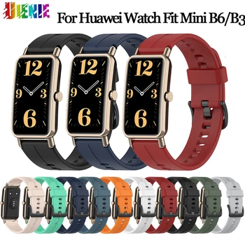 Ремешок для Huawei watch fit mini 16 мм браслет Замена спортивного силиконового ремешка для Huawei TalkBand B6/B3 Smart watch
