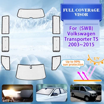 Автомобиль Полностью Закрывает Солнцезащитный Козырек Для Volkswagen VW Transporter Caravelle Multivan Doubleback T5 SWB 2003 ~ 2015 Аксессуары Для Оконного Козырька