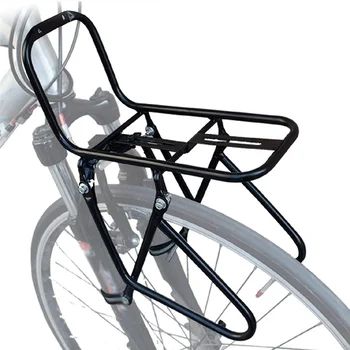 Передняя стойка для велосипеда, Багажные стойки из алюминиевого сплава для туристических поездок, вместимость 15 кг, стойка для горного шоссейного велосипеда