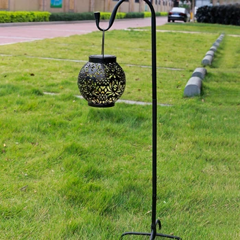 Садовый светильник Подвесной держатель Фонарь крюк Кормушка для пастуха Кол для птиц Съемная подставка для растений Открытый свадебный декор