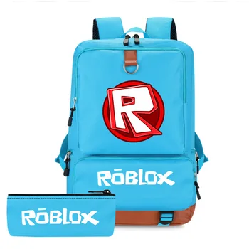 Виртуальный мир, Рюкзак Roblox, сумка для карандашей, Студенческая сумка из двух частей, Канцелярская сумка, Рюкзак, компьютерная сумка, детские подарки