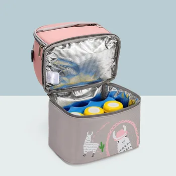 Многофункциональный Рюкзак для подгузников для мамы, термосумка для хранения детского молока и продуктов Питания, грелка с термосом для бутылочки для кормления, сохраняет напитки прохладными