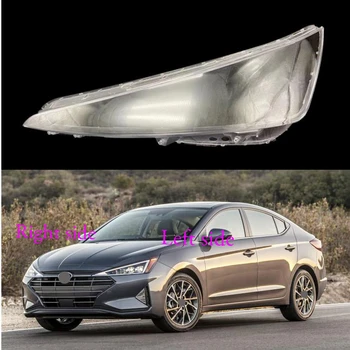 Для Hyundai Elantra 2019 2020 Корпус фары Абажур Прозрачная крышка Фары Стеклянная крышка фары