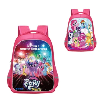 Милый школьный ранец My little pony для учащихся начальной школы, модный креативный рюкзак принцессы с единорогом для мальчиков и девочек