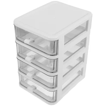 Настольный ящик для хранения, Офисные ящики, Практичный Органайзер, Мини-держатель, Пластиковый многофункциональный контейнер из полипропилена