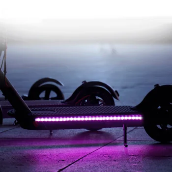 Светодиодная лента, фонарик, RGB-панель, лампа для электрического скутера Xiaomi M365, для скейтбординга Ninebot, модель с длинной световой вспышкой