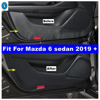 Ремонт интерьера Внутренняя дверь, устойчивая к царапинам, Противоударная накладка, пленка, защитные наклейки, отделка крышки, подходит для Mazda 6 Седан 2019 2020 2021