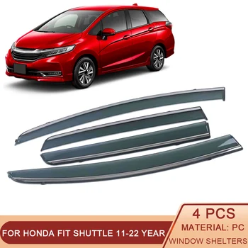 Для Honda Fit Shuttle 2011-2022 Год Окна Автомобиля Защита От Солнца И Дождя Козырьки Щит Укрытие Защитная Крышка Отделка Наклейка Аксессуары