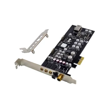 PCIe X1 CM8828 7.1-Канальное Киберспортивное видео, Прямая трансляция, Звуковая карта Dts Без потерь, Волоконно-оптический Коаксиальный модуль звуковой карты
