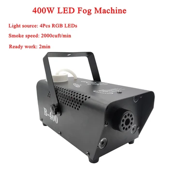 400 Вт LED RGB 3В1 Противотуманная Машина с Дистанционным Управлением Дымовая Машина RGB LED Дискотека DJ Вечерние Свадебные Сценические Эффекты Осветительное Оборудование
