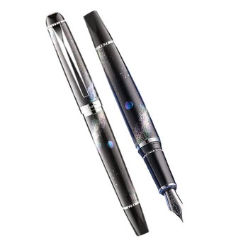 Новая авторучка PIMIO 926 Galaxy с тонким пером 0,5 мм, металл, черный, школьные принадлежности, офисная подарочная ручка для делового письма с коробкой