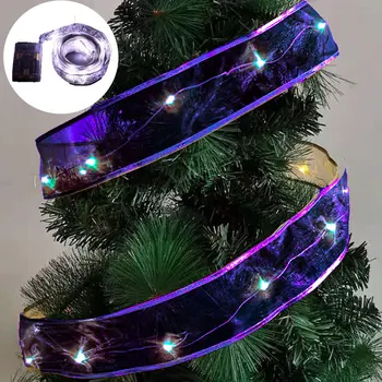 4 м 40 светодиодов, украшение для Рождественской елки для дома, светодиодная лента, медный провод, гирлянда, Сказочное Праздничное освещение, Гирлянда Navidad Decor