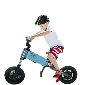 Детский электрический велосипед для бездорожья на открытом воздухе с аккумулятором APP 24 В, мотор мощностью 200 Вт, синий