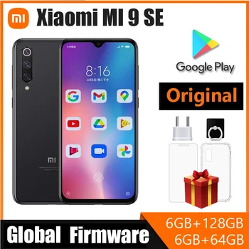 Смартфон XIaomi Mi 9 SE Или Оригинальный мобильный телефон Snapdragon 712 48 Мп + 20 Мп с двумя SIM-картами, быстрая зарядка 18 Вт, магазин Google