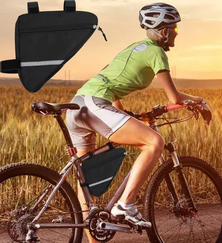 Открытый велосипед Горный Велосипед Треугольная сумка Балочная сумка Быстросъемная передняя сумка для горного велосипеда Сумка для аксессуаров для верховой езды
