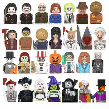 Серия фильмов ужасов на Хэллоуин, строительные блоки, Сияющие кирпичи Сайлент Хилла, фигурки Джека с пирамидальной головой, детские игрушки