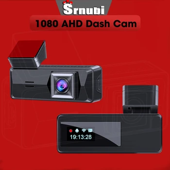 Srnubi Автомобильный Видеорегистратор Mini Dashcam 1080P Фронтальная камера Dashcam Встроенный WIFI Замедленное видео Регистратор Ночного Видения Запись 24 часа