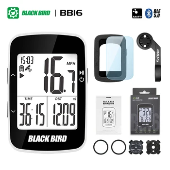 Black bird GPS Велокомпьютер Беспроводной Спидометр Bluetooth ANT Водонепроницаемый Дорожный Велосипед MTB Велосипедный Одометр BB16 легкий велоспорт