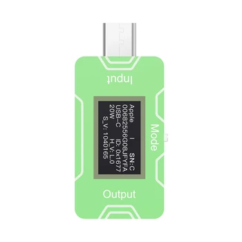 JCID JC CT02 PD Детектор быстрого зарядного устройства USB Подлинная имитация Точный инструмент быстрой идентификации Текущее напряжение Тестер мощности