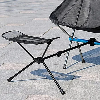 Уличная Портативная Складная Выдвижная подставка для ног Комплект походных стульев для складывания откидывающегося кресла-качели Moon Chair Пляжный стул