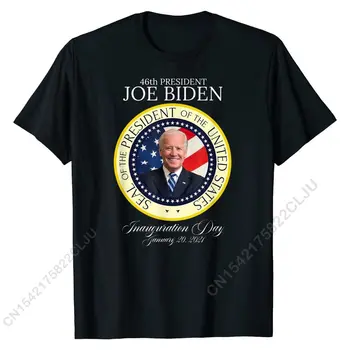 Футболка с памятной печатью в День Инаугурации 46-го президента Джо Байдена, новейшие мужские футболки, дизайнерские топы, Рубашка из хлопка на заказ