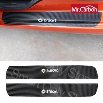 Декоративная наклейка на порог автомобиля Против загрязнения для Mercedes Smart 451 453 Fortwo, Аксессуары для укладки интерьера