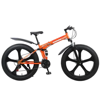 Велосипед Fat Bike Горный велосипед из алюминиевого сплава, 21 Скоростной Снежный Велосипед, 26-дюймовый дорожный велосипед с толстыми шинами