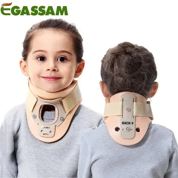 EGASSAM, 1 шт., детский шейный бандаж, пенопластовый легкий мягкий шейный воротник, поддерживающее устройство для вытяжения шеи, подтяжки шеи и головы
