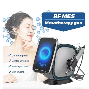 Гидролифтинг Корея Mesogun Мезотерапия без игл под отрицательным давлением, EMS & RF Фракционная косметологическая машина для борьбы с морщинами и ухода за кожей