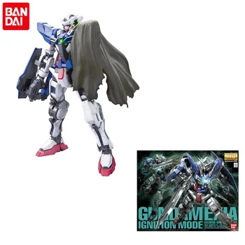 Оригинальная Аниме-фигурка Bandai Gundam MG 1/100 War Damage GN-001 GUNDAM Exit Сборочная Модель Аниме-Фигурки Игрушки ПВХ 18 см