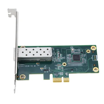 DIEWU TXA026 PCI Express 1x Гигабитная Оптоволоконная сетевая карта Lan с Одним портом SFP 10/100/1000 Мбит/с Ethernet-контроллер для настольных ПК