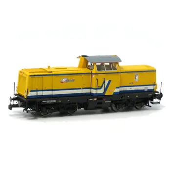 1/87 Высококачественная модель поезда с цифровым звуковым эффектом 42826 Желтый пластиковый игрушечный поезд
