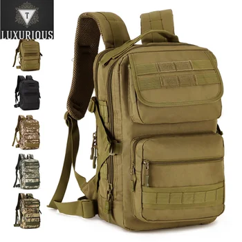 Водонепроницаемый мужской нейлоновый рюкзак, рюкзак для верховой езды, военный штурмовой дорожный повседневный Компьютерный колледж, мужской рюкзак, сумка