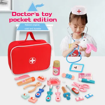 Детская горячая деревянная обучающая игрушка-доктор, игрушка для ролевых игр с инъекциями в реальной жизни, развивающие игрушки для детей, подарок