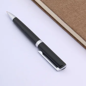роскошная металлическая подарочная ручка Черный Серебряный орнамент Y02 Шариковая ручка подпись вращающаяся шариковая ручка Канцелярские Принадлежности
