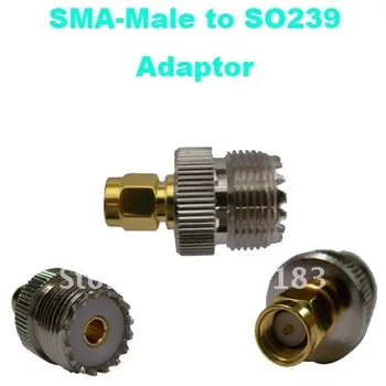 SMA-штекер К SO239 UHF-гнездовому адаптеру для портативных двухсторонних радиостанций