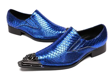 Модная Официальная мужская обувь из натуральной кожи, свадебные модельные туфли с острым носком, большие размеры, деловая обувь, Бесплатная доставка