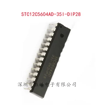 (5 шт.)  Новый STC12C5604AD-35I-DIP28 STC12C5604AD однокристальный микрокомпьютерный чип Прямо в интегральную схему DIP-28