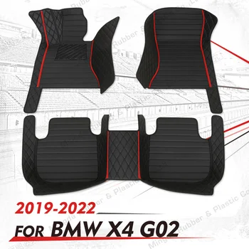Изготовленные на заказ автомобильные коврики для BMW X4 G02 2019 2020 2021 2022 автомобильные накладки для ног автомобильные ковровые покрытия аксессуары для интерьера