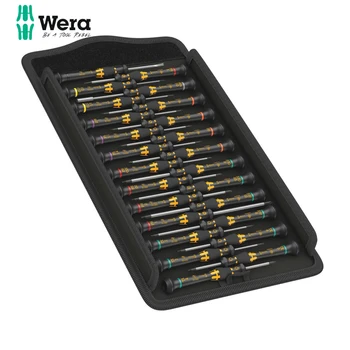 Набор прецизионных отверток WERA Подходит для обслуживания мобильных телефонов, планшетов и ноутбуков, Антистатические инструменты №05134019001