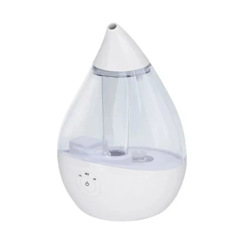 Увлажнитель воздуха HALLS® Droplet Cool Mist, 0,5 галлона, прозрачный/белый