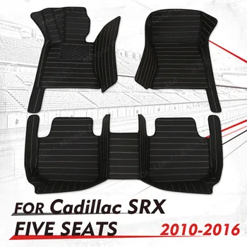 Изготовленные на заказ автомобильные коврики для Cadillac SRX (пятиместные) 2010 2011 2012 2013 2014 2015 2016 автомобильные накладки для ног automobile carpet co