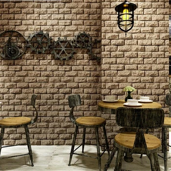 новые обои с кирпичным рисунком papel de parede, имитирующие ретро мрамор, античный кирпичный камень, фоновые обои для бара и ресторана