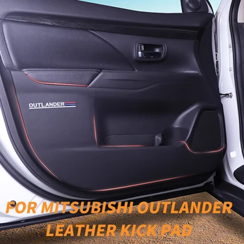 Автомобильный Противоударный коврик для Mitsubishi Outlander 2013-2022, Защитный коврик для дверей, аксессуары для модификации коврика на задней стойке