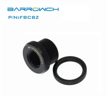 Barrowch G1 /4 черный/ярко-серебристый/ белый, проходной патрубок для заполнения, FBCDZS-V1