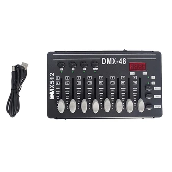 1 шт. DMX Контроллер Dmx512, светодиодный сценический светильник, лазерный проектор, Движущаяся голова, дым, холод